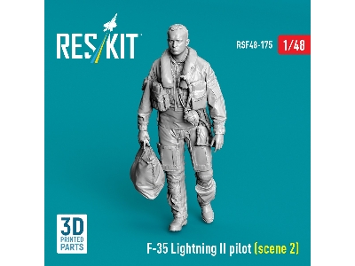 Lockheed Martin F-35 Lightning Ii - Pilot Scene 2 (1 Figure / 3d-printed) - zdjęcie 1
