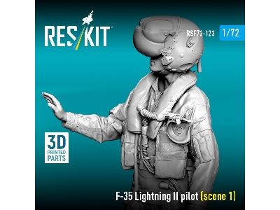 Lockheed Martin F-35 Lightning Ii - Pilot Scene 1 (3d-printed) - zdjęcie 2