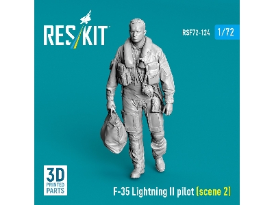 Lockheed Martin F-35 Lightning Ii - Pilot Scene 2 (3d-printed) - zdjęcie 1