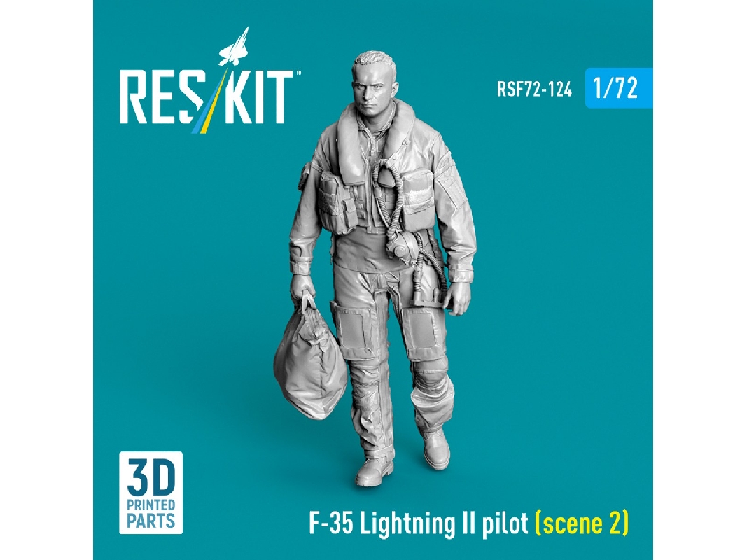 Lockheed Martin F-35 Lightning Ii - Pilot Scene 2 (3d-printed) - zdjęcie 1