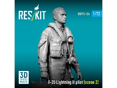 Lockheed Martin F-35 Lightning Ii - Pilot Scene 2 (3d-printed) - zdjęcie 2