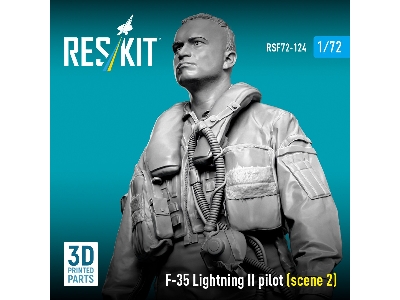 Lockheed Martin F-35 Lightning Ii - Pilot Scene 2 (3d-printed) - zdjęcie 3