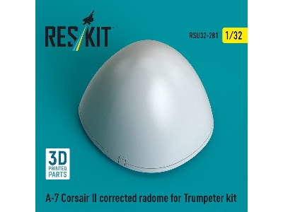 Ltv A-7 Corsair Ii - Corrected Radome (For Trumpeter Kits / 3d-printed) - zdjęcie 1