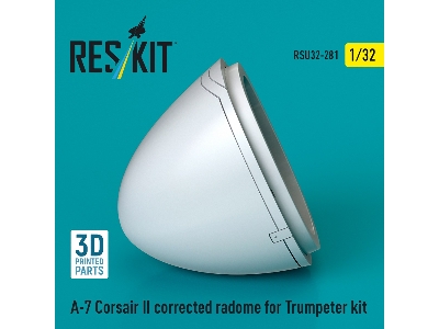 Ltv A-7 Corsair Ii - Corrected Radome (For Trumpeter Kits / 3d-printed) - zdjęcie 3
