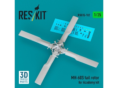 Sikorsky Mh-60s - Tail Rotor (For Academy Kits / 3d-printed) - zdjęcie 1