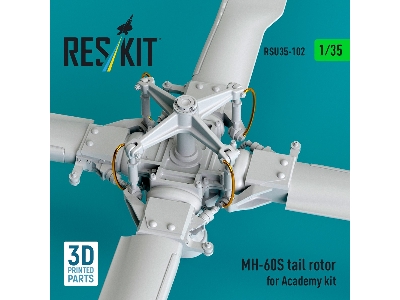 Sikorsky Mh-60s - Tail Rotor (For Academy Kits / 3d-printed) - zdjęcie 3