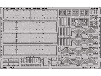  Merkava Mk. IV armour shields 1/35 - Academy Minicraft - blaszk - zdjęcie 2