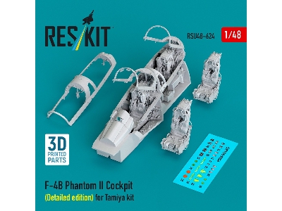 Mcdonnell Douglas F-4 B Phantom Ii - Cockpit Detailed Edition (For Tamiya Kits / 3d-printed) - zdjęcie 2