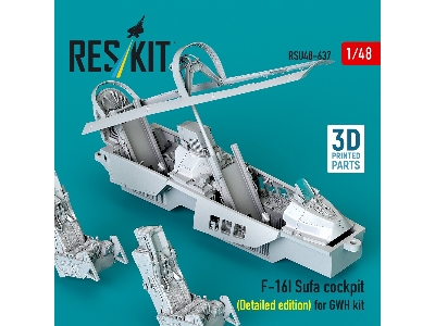 Lockheed Martin F-16i Sufa - Cockpit Detailed Edition (For Gwh Kits / 3d-printed) - zdjęcie 2