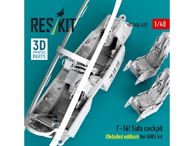 Lockheed Martin F-16i Sufa - Cockpit Detailed Edition (For Gwh Kits / 3d-printed) - zdjęcie 3