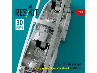 Lockheed Martin F-16i Sufa - Cockpit Basic Edition With 3d Decals (For Gwh Kits / 3d-printed) - zdjęcie 3