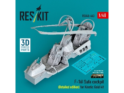 Lockheed Martin F-16i Sufa - Cockpit Detailed Edition (For Kinetic Gold Kits / 3d-printed) - zdjęcie 1