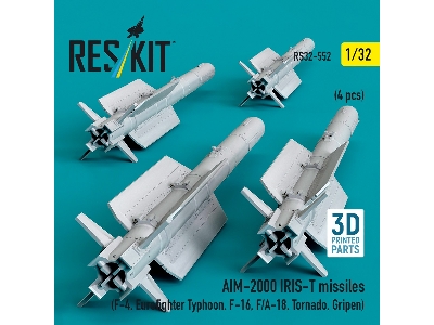 Aim-2000 Iris-t Missiles (4 Pcs / 3d-printed) - zdjęcie 3