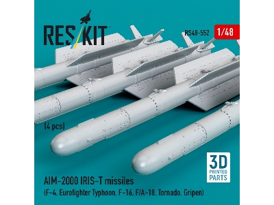 Aim-2000 Iris-t Missiles (4 Pcs / 3d-printed) - zdjęcie 2