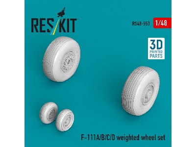 General Dynamics F-111 A/B/C/D - Weighted Wheel Set (3d-printed) - zdjęcie 1