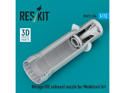 Dassault Mirage Iii E - Exhaust Nozzle (For Modelsvit Kits / 3d-printed) - zdjęcie 2