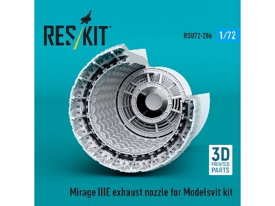 Dassault Mirage Iii E - Exhaust Nozzle (For Modelsvit Kits / 3d-printed) - zdjęcie 3