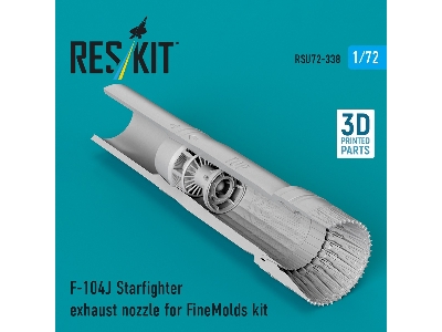 Lockheed F-104 J Starfighter - Exhaust Nozzle (For Fine Molds Kits / 3d-printed) - zdjęcie 1