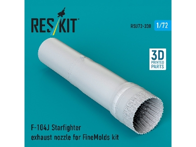 Lockheed F-104 J Starfighter - Exhaust Nozzle (For Fine Molds Kits / 3d-printed) - zdjęcie 2