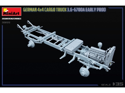 German 3t 4x4 Cargo Truck 3.6-6700a (Early Production) - zdjęcie 34