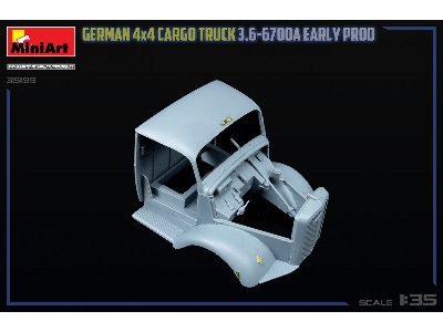 German 3t 4x4 Cargo Truck 3.6-6700a (Early Production) - zdjęcie 38