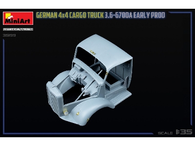 German 3t 4x4 Cargo Truck 3.6-6700a (Early Production) - zdjęcie 39