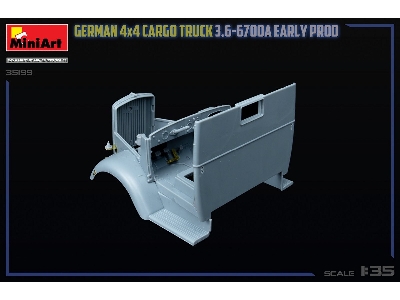 German 3t 4x4 Cargo Truck 3.6-6700a (Early Production) - zdjęcie 40