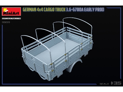 German 3t 4x4 Cargo Truck 3.6-6700a (Early Production) - zdjęcie 42