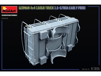 German 3t 4x4 Cargo Truck 3.6-6700a (Early Production) - zdjęcie 43