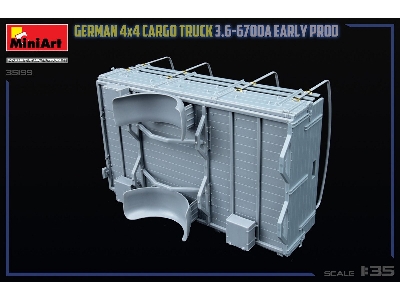 German 3t 4x4 Cargo Truck 3.6-6700a (Early Production) - zdjęcie 44