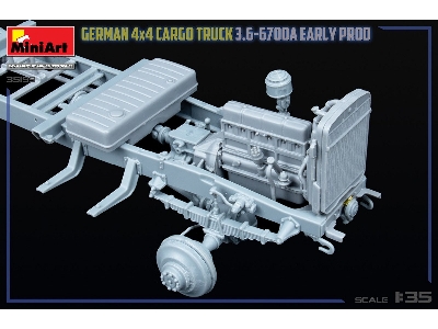 German 3t 4x4 Cargo Truck 3.6-6700a (Early Production) - zdjęcie 48