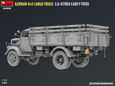 German 3t 4x4 Cargo Truck 3.6-6700a (Early Production) - zdjęcie 49