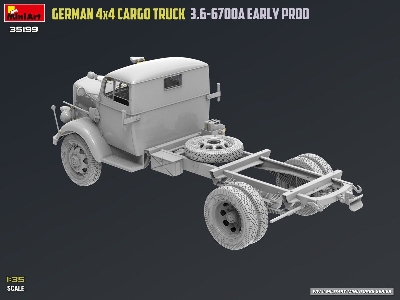 German 3t 4x4 Cargo Truck 3.6-6700a (Early Production) - zdjęcie 52