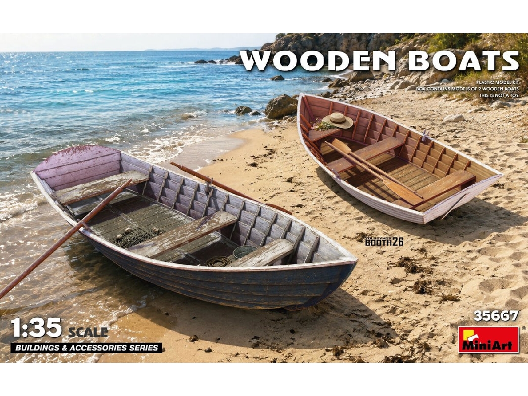 Wooden Boats (2 Pcs) - zdjęcie 1
