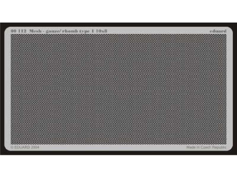 Mesh - gauze/ Rhomb type 1 10x8 - blaszki - zdjęcie 1 Mesh - gauze/ Rhomb type 1 10x8 - blaszki - zdjęcie 1