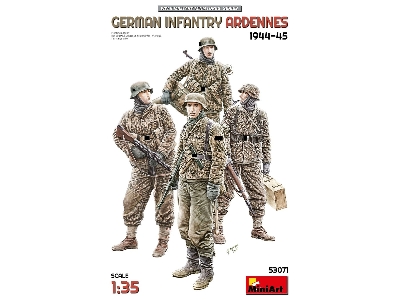 German Infantry - Ardennes 1944-1945 (4 Figures) - zdjęcie 1
