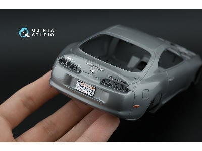 Toyota Supra A80 Export-spec - 3d-printed & Coloured Interior With Metal Sticker Parts (For Tamiya Kits) - zdjęcie 12