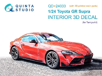 Toyota Gr Supra - 3d-printed & Coloured Interior With 3d-printed Resin Parts (For Tamiya Kits) - zdjęcie 1