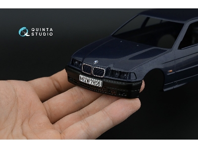 Bmw 318i/320i E36 Sedan - 3d-printed & Coloured Interior With Metal Sticker Parts (For Hasegawa Kits) - zdjęcie 10