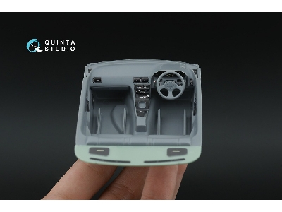 Nissan Silvia S13 K-s - 3d-printed & Coloured Interior With Metal Sticker Parts (For Tamiya Kits) - zdjęcie 9