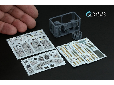 Panavia Tornado Gr.1 - 3d-printed & Coloured Interior With 3d-printed Parts (For Italeri Kits) - zdjęcie 2