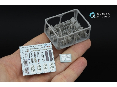 Toyota Fj43 Land Cruiser Series - 3d-printed & Coloured Interior With 3d-printed Parts (For Ak Interactive Kits) - zdjęcie 2