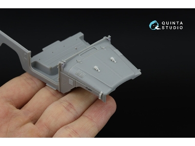 Toyota Fj43 Land Cruiser Series - 3d-printed & Coloured Interior With 3d-printed Parts (For Ak Interactive Kits) - zdjęcie 14