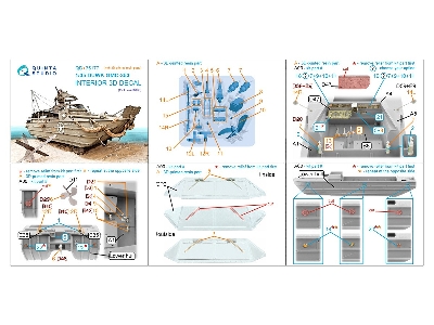 Gmc Dukw-353 - 3d-printed & Coloured Interior With 3d-printed Parts (For I Love Kit Kits) - zdjęcie 6