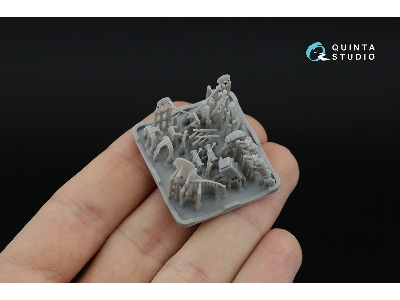 Gmc Dukw-353 - 3d-printed & Coloured Interior With 3d-printed Parts (For I Love Kit Kits) - zdjęcie 10