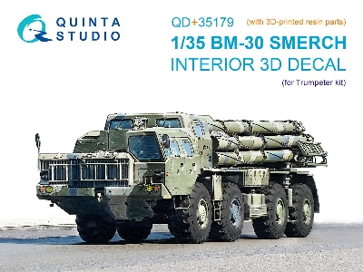 Bm-30 Smerch - 3d-printed & Coloured Interior With 3d-printed Parts (For Trumpeter Kits) - zdjęcie 1
