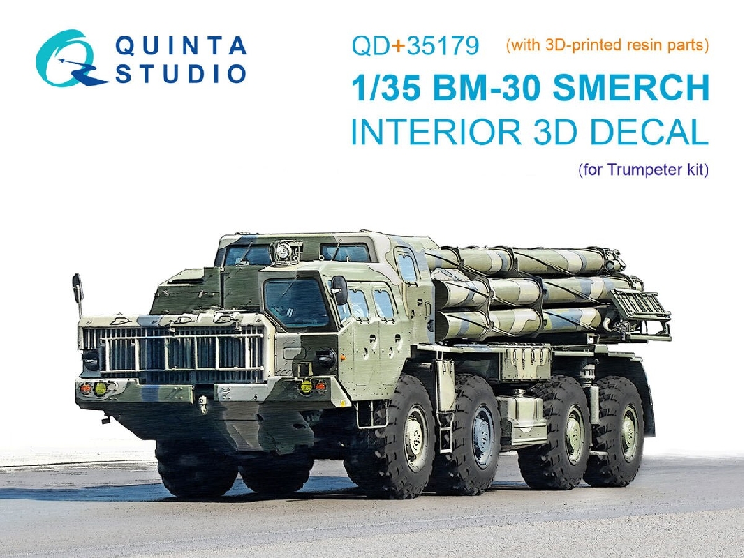 Bm-30 Smerch - 3d-printed & Coloured Interior With 3d-printed Parts (For Trumpeter Kits) - zdjęcie 1