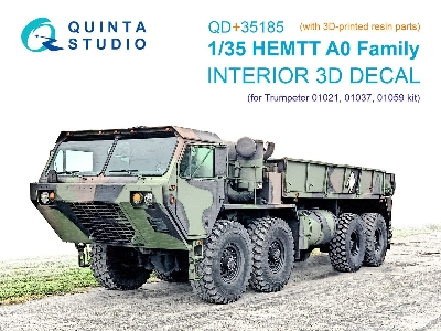 Hemtt A0 Family - 3d-printed & Coloured Interior With 3d-printed Parts (For Trumpeter Kits) - zdjęcie 1