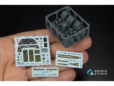 Vultee Mk.Ii Vengeance - 3d-printed & Coloured Interior With 3d-printed Parts (For Dora Wings Kits) - zdjęcie 2