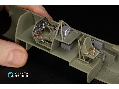 Vultee Mk.Ii Vengeance - 3d-printed & Coloured Interior With 3d-printed Parts (For Dora Wings Kits) - zdjęcie 7